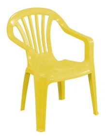 Plastikinė vaikiška kėdutė IPAE PROGARDEN Bal540Gi, geltona, maks. apkrova iki 35kg