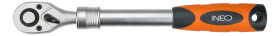 Teleskopinė terkšlinė rankena galvutėms NEO 08-515, 1/2", 305-405 mm