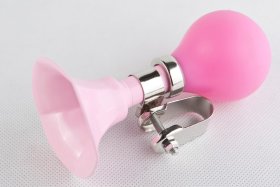 Dviračio signalas STEEL, rožinės spalvos