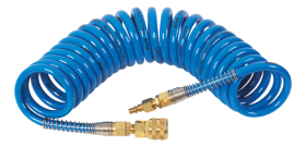 Spiralinė aukšto slėgio žarna NEO, (75M692, 12-076) 7 bar, 8 x 12 mm, 15 m, mėlyna