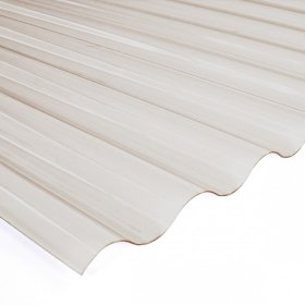 Profiliuota plokštė OMBRE , sinusinė, matmenys 0,7x900x3000 mm, bronzos spalva,  PVC lakštai skirti pastogėms, terasoms