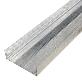  Horizontalus profilis PROFILINE UW-100/40,  matmenys 100 x 37 x 0,6 mm, ilgis - 3 m