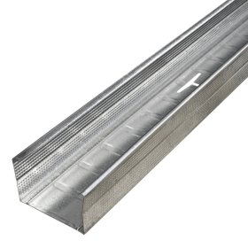 Vertikalus profilis PROFSTAR CW-75/50, matmenys 73,8 x 50 x 0,5 mm, ilgis - 4 m