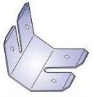 Tvirtinimo elementas PROFSTAR SF-1, tvirtinimo spyruoklė, strypų sujungimui