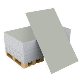 Gipso kartono plokštė NORGIPS GKPI S, impregnuota, atspari vandeniui, matmenys 1200 x 2600 x 12,5 mm, 1 vnt - 3,12 m2