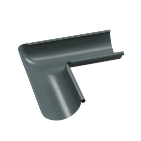 Latako vidinis kampas BILKA, skersmuo 125 mm, grafito spalvos, RAL7011