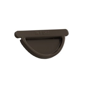 Latako dangtelis BILKA, universalus, skersmuo 125 mm, galinis, rudos spalvos, RAL8019