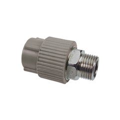 Lituojamas perėjimas WAVIN, d25x3/4'', išorinis sriegis, PPR, 234100005