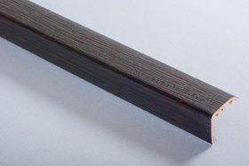 Plastikinė laiptų juostelė HESORA Pd11-H06, 2,5 x 180 cm, juodo ąžuolo spalvos, kilmės šalis ES