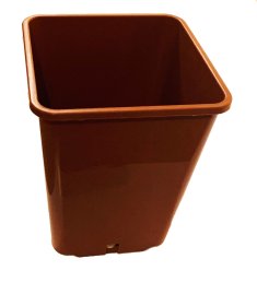 Vazonėlis daigams, (kvadratinis) 2,8 l.