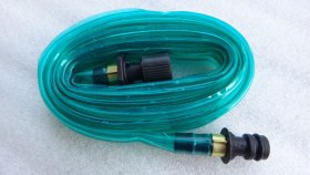 Perforuota laistymo žarna HERVIN GARDEN BS-9001, viena pusė perforuota, didesnis nei 6 m purškimo plotas (viso iki 20 m2), žarnos ilgis 3,5 m, maks slėgis 3,5 bar