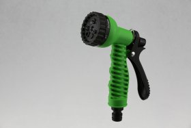 Pistoletinis purkštukas HERVIN GARDEN WS-816, 7-ių funkcijų pistoletinis purkštukas, plastikinė rankena, 7-ios purškimo funkcijos nuo dulksnos iki stiprios srovės