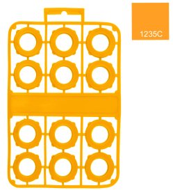 Poveržlės žarnai HERVIN GARDEN+ HG-23921, poveržlės žarnai, 12 vnt. komplektas