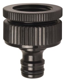 Jungtis čiaupui HERVIN GARDEN+ HG-92252, tinka 3/4” - 1” čiaupams, naudojama su greita jungtimi greitam žarnos ir purkštuko sujungimui