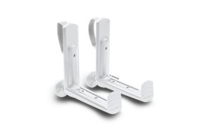 Plastikinis lovelių laikikliai LECHUZA Balkonera, baltos spalvos