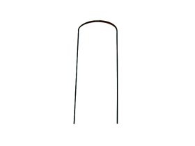 Metalinė atrama gėlėms, puslankis, skersmuo 16 cm.