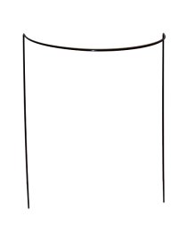 Metalinė atrama gėlėms, puslankis, skersmuo 45 cm.