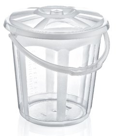 Plastikinis skaidrus kibiras su dangčiu HOBBY LIFE D30337, 15 l, galimas sąlytis su maistu