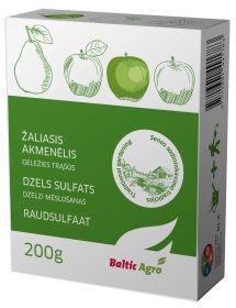 Geležies sulfatas, žaliasis akmenėlis, 200 g