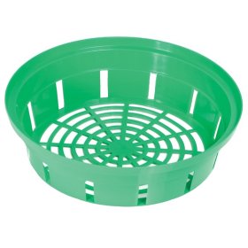 Plastikinis krepšelis, gėlių svogūnėliams, 3, skersmuo 26 cm.