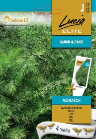 Prieskonių sėklos, LUCIA ELITE ELN krapai paprastieji MONARCH, 4 m, J