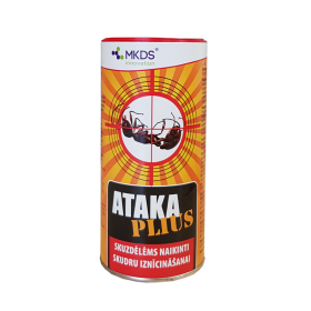 Granulės skruzdėms, tarakonams naikinti MKDS Ataka Blue, 300 g