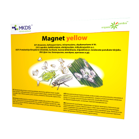 Gaudyklė MKDS Magnet Yellow, (20 x 25 cm) - baltasparnių, amarų, blakučių, minamusių, vyšninių ir morkinių musių, 1 vnt.
