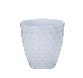 Kambarinis keraminis vazonas orchidėjai SCHEURICH, ALASKA, baltos sp., skersmuo 15 cm.