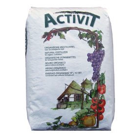 Organinės, granuliuotos, ekologinės trąšos Activit, 25 kg