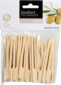 Smeigtukai kokteiliams, 18 vnt., įvairių spalvų