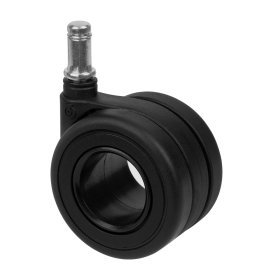 Baldinis ratukas WALTECO, d-65 mm, su kištuku d-11 mm, apkrova 60 kg