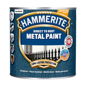 Antikoroziniai dažai HAMMERITE Hammered Finish, 2,5 l, juodos sp., kaldinto metalo efekto
