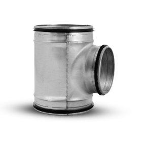 Trišakis ALNOR TPG-125-100, d100 mm atšaka, d125 mm-90°, su tarpine, cinkuota skarda