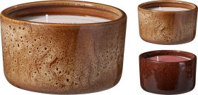 Kvapni žvakė, keraminiame indelyje, 2 skirtingi kvapai 