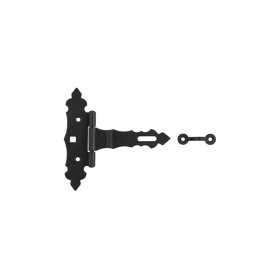 Lankstas DOMAX, ZBZ 100, dekoratyvinis, spl. juoda, 100x35x130x2 mm, 810812