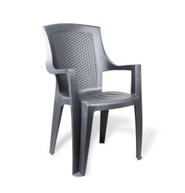 Plastikinė kėdė IPAE PROGARDEN Eden, pilkos sp., 60 x 62 x 89 cm