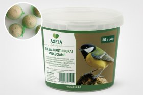 Riebalų rutuliukai paukščiams ASEJA, 30 vnt. x 84 g