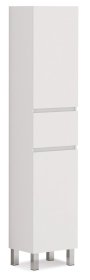 Vonios spintelė FB Nilo Collection Vanity Solution, 180 x 31 x 35 cm, ūkinė, pastatoma, batos spalvos, 2D, M/NILO-C35BL
