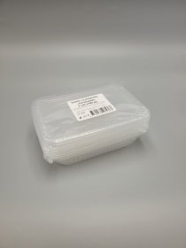 Šaldymo indeliai su dangteliu, 5 vnt., skaidrūs, 500 ml