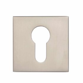 Durų apyraktė INOVO, SLIM 17, PZ cilindrui, matinio nikelio spalvos, kvadratas