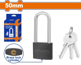 Pakabinama spyna WADFOW, pailga asęlė, 3 raktai, geležinė, 50 mm, WPD5550L