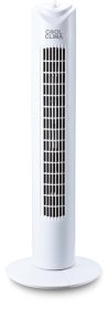 Pastatomas ventiliatorius COOL CLIMA, 45W, 3 greičiai, aukštis 77,5 cm, bokštas, baltos sp.