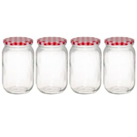 Stiklainis su dangteliu MARJUKKA, 720 ml