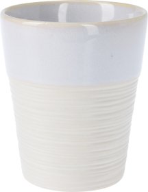 Puodelis, keraminis, 350 ml, baltos/kreminės sp.