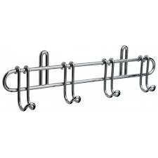 Ranksluosčių kabykla DUSCHY 554-90, 4 kabliukų, chromuota, kilmės šalis Švedija