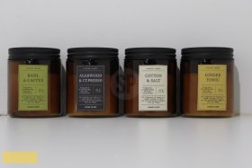 Kvapni žvakė, stikliniame indelyje, 4 skirtingi kvapai