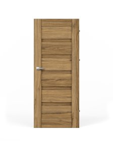 Laminuotos vidaus durys su užlaida VIVENTO PY-01, dešininės, spl. Catania oak, 2030x644x40 mm