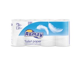 Tualetinis popierius RAMZY, 2 sluoksnių, 8 vnt.