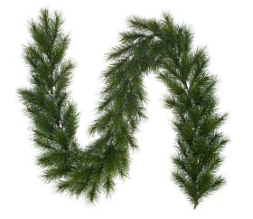 Kalėdinė girlianda NOVELLY HOME, Whitebark Pine, žalios sp., 270 cm