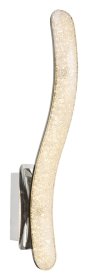 Sieninis LED šviestuvas GLOBO Nabro, 12W, 230V, 935 lm, 3500K, su jungikliu, chromas, akrilas, 80 x 450 x 120 mm, 67833-12W
